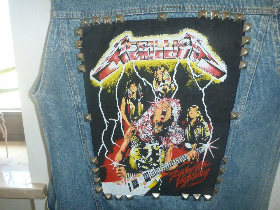Heavy Metal Kutte Vintage Metallica (Baujahr '86-'87)! Gr.M-L in München