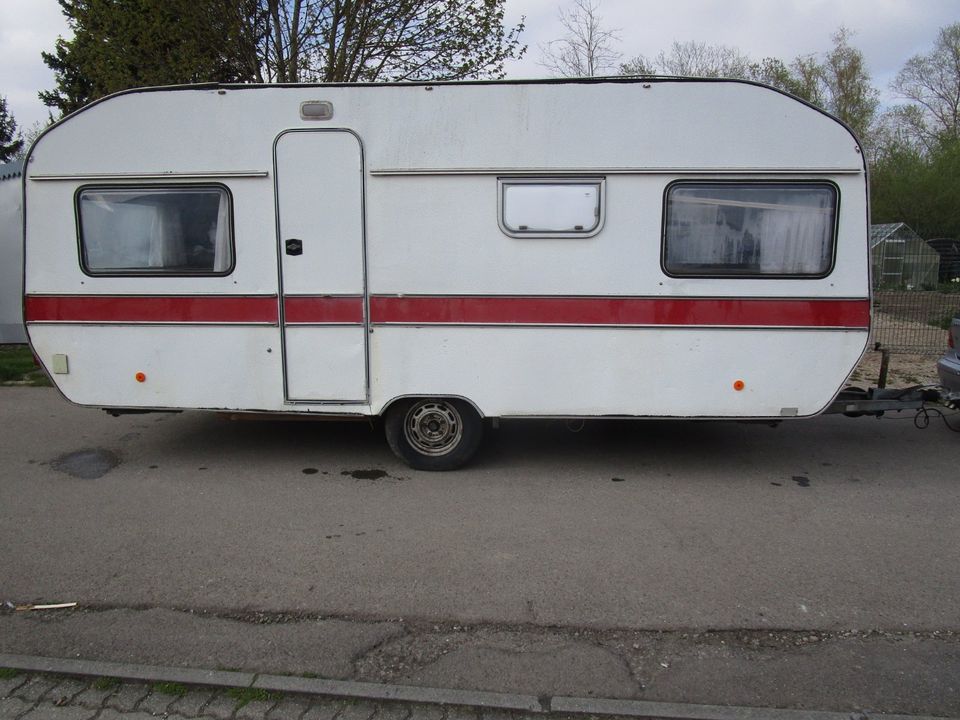 Nr.10, Wohnwagen Wilk Stern 550, TÜV:2024, www.billigwohnwagen.de in Bad Saulgau