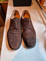 Braune Schnürschuhe aus Wildleder von Lloyd Gr. 45 Stuttgart - Plieningen Vorschau