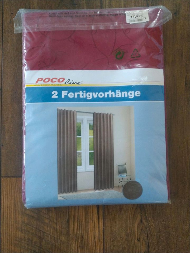 2 Fertigvorhänge 140x245 Dekoschal in Ramstein-Miesenbach