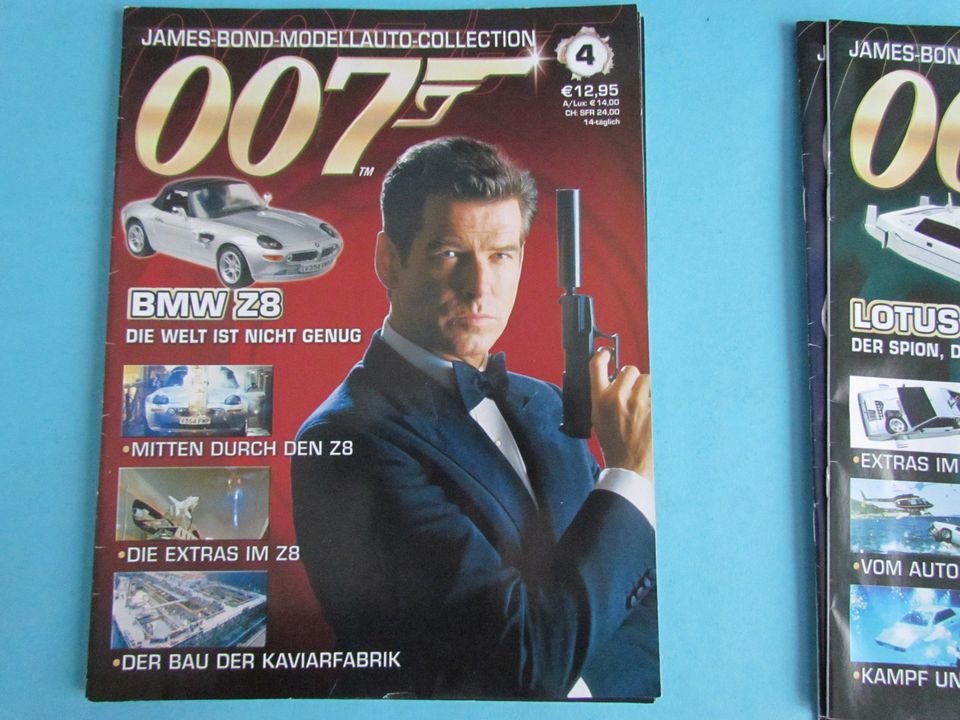 James Bond Collection - Modellauto Sammelhefte 1-7 in Alfter