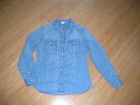 schöne Bluse Jeansbluse Jeanshemd  H&M  36  38 langarm Bayern - Hainsfarth Vorschau