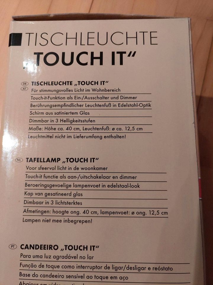 Touch it Tischlampe Tischleuchte NEU und OVP in Hamburg