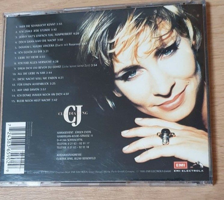 CD Claudia Jung - Sehnsucht in Friedberg