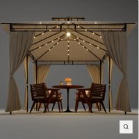 Gartenpavillon mit LED-Beleuchtung 3 × 3 m Hessen - Kassel Vorschau