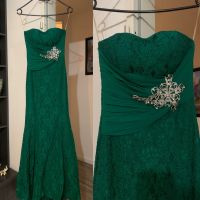 Grünes grün langes Abendkleid Ballkleid Kleid Größe rückenfrei xs Nordrhein-Westfalen - Wülfrath Vorschau
