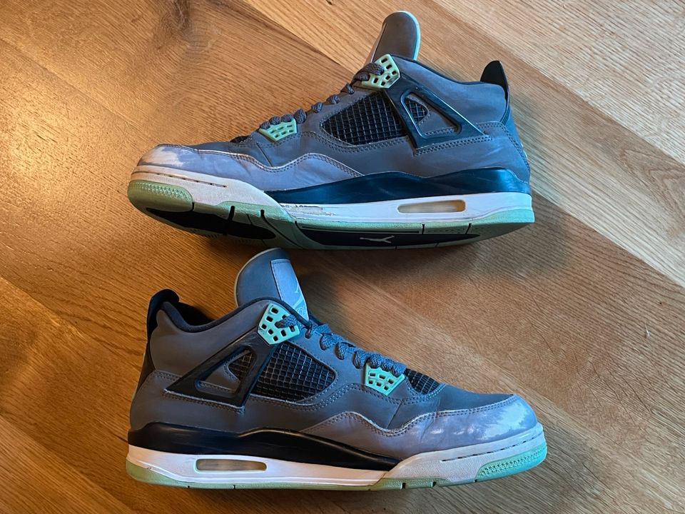 Nike Air Jordan 4 Retro Green Glow EU 45 US 11 in Düsseldorf