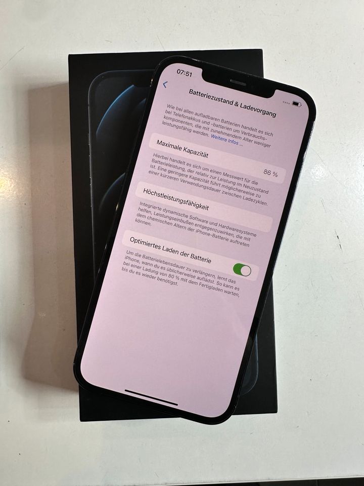 w.NEU Apple iPhone 12 Pro Max 128GB/86% Akku/Blau/Top Fachhändler in Kernen im Remstal