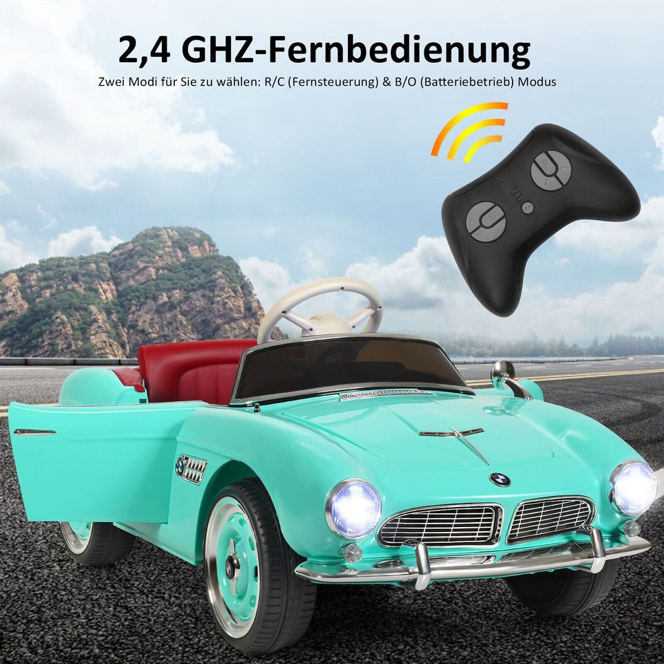 BMW507 Elektro Kinderauto Kinderfahrzeug + Fernbedienung & USB in Weilburg