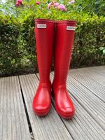 Hunter Gummistiefel Gr. 40 UK7 in Rot Niedersachsen - Himmelpforten Vorschau