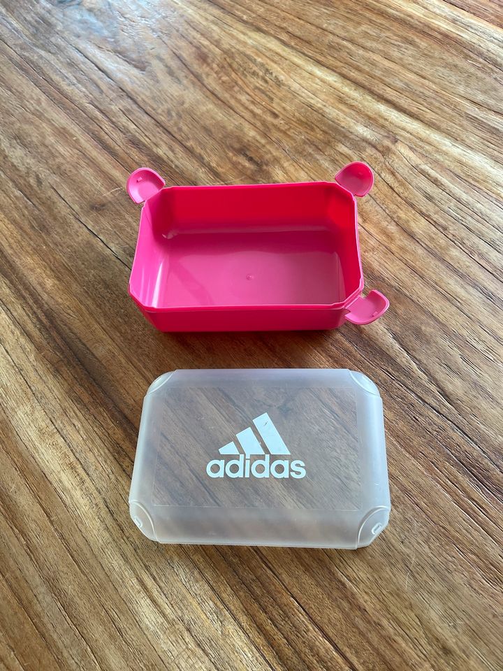 Brotdose Adidas pink weiß Dose lunchbox in Fürth