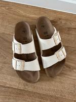 Birkenstock Arizona wollweiß Gr.38 Bayern - Steinfeld a. Main Vorschau