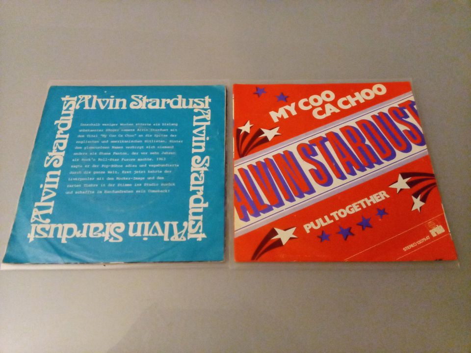 2 Alvin Stardust Singles – Jealous Mind + My Coo Ca Choo in Köln