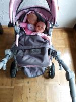 Kinderwagen mit 2 Babys Hessen - Egelsbach Vorschau
