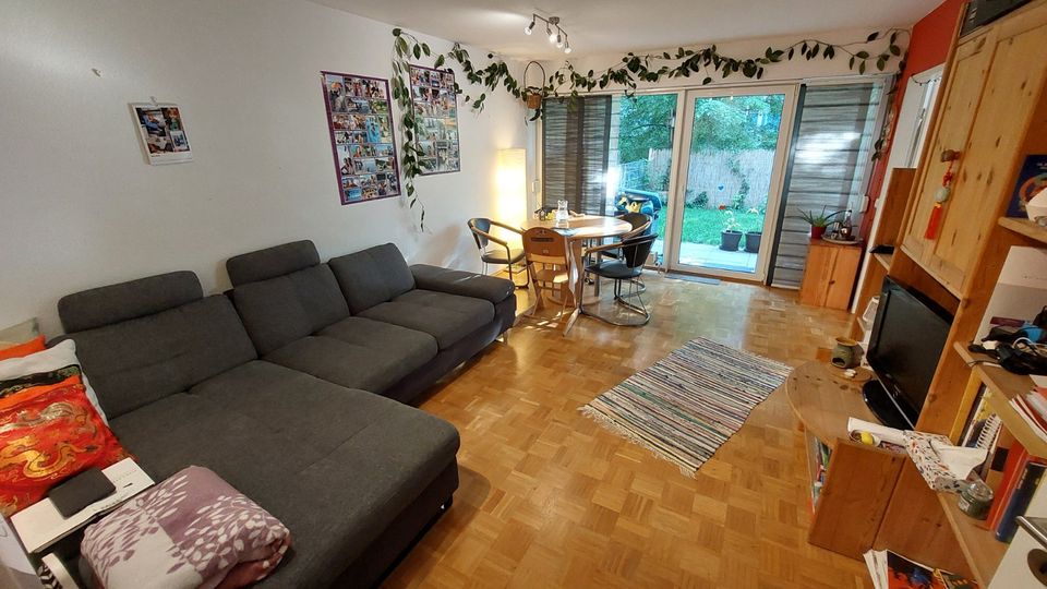Schöne, möblierte und barrierefreie 3-Zimmer Wohnung mit Garten in Würzburg