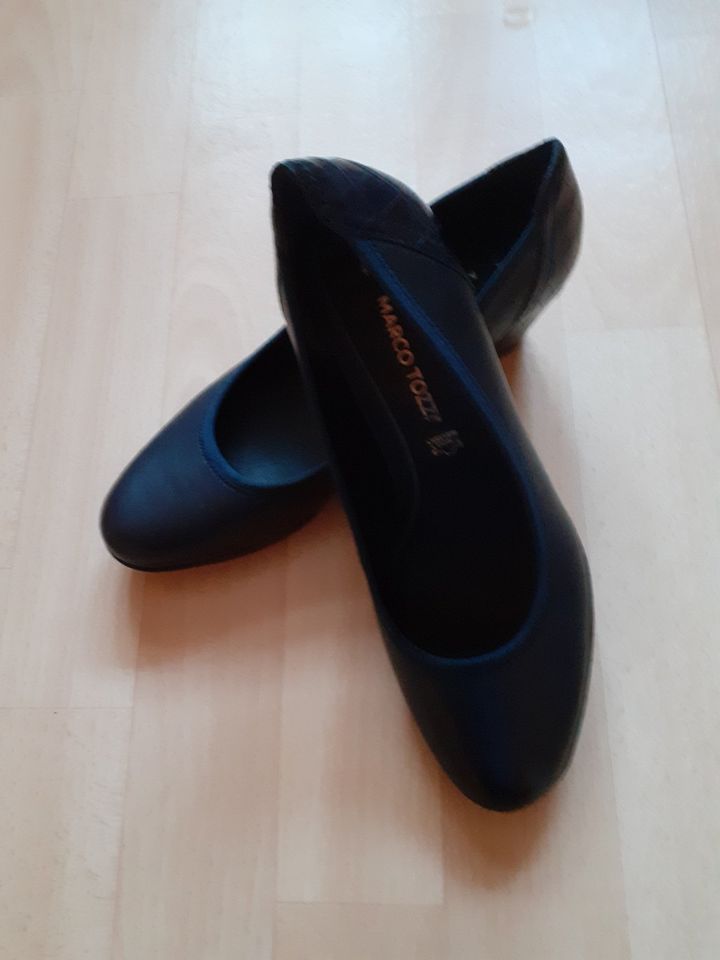 Marco Tozzi❤️Pumps 40 Navy Antic bequem Antishokk Neu m. Karton in Kölleda