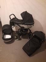 Kinderwagen mit zwei Babywanne und Kindersitz Düsseldorf - Mörsenbroich Vorschau