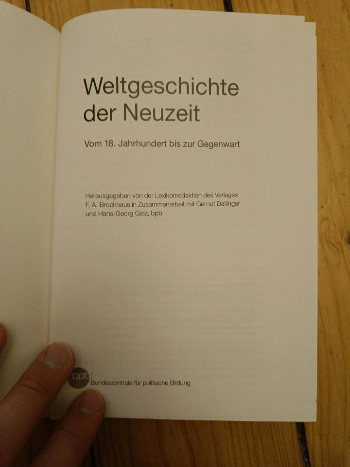 Weltgeschichte der Neuzeit - Vom 18. Jh bis zur Gegenwart in Nürnberg (Mittelfr)