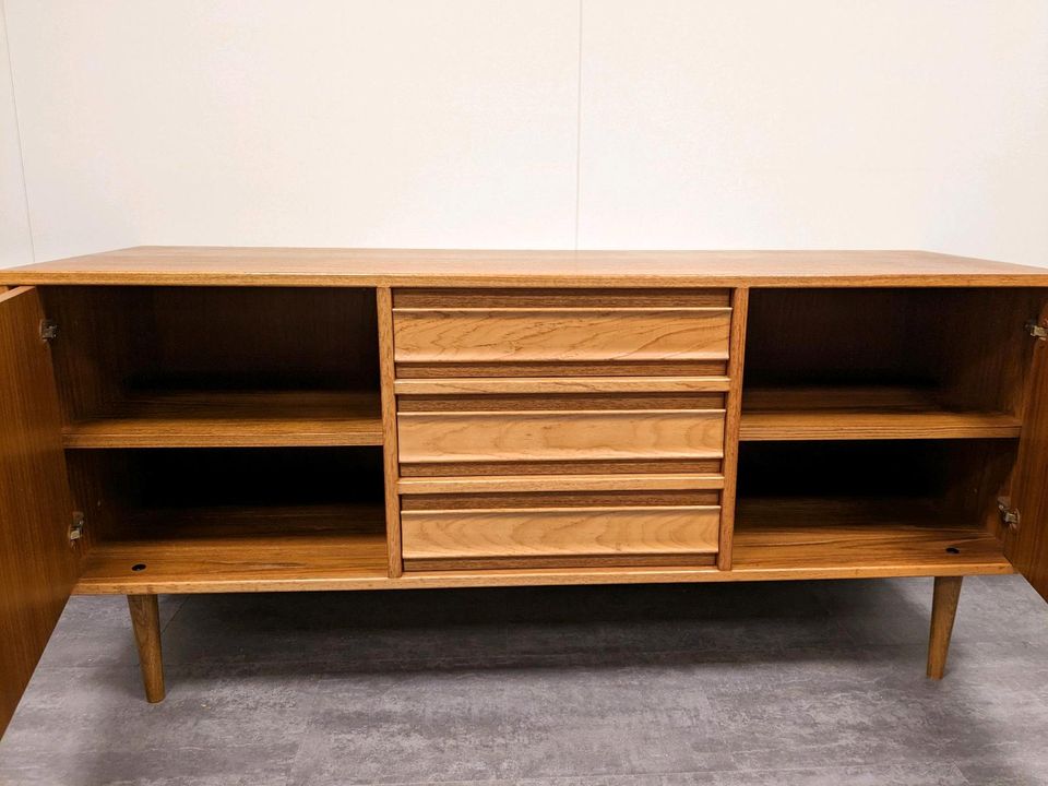 Mid Century Danish Design Kommode Sideboard Teak 60er 70er Vintag in Stemwede