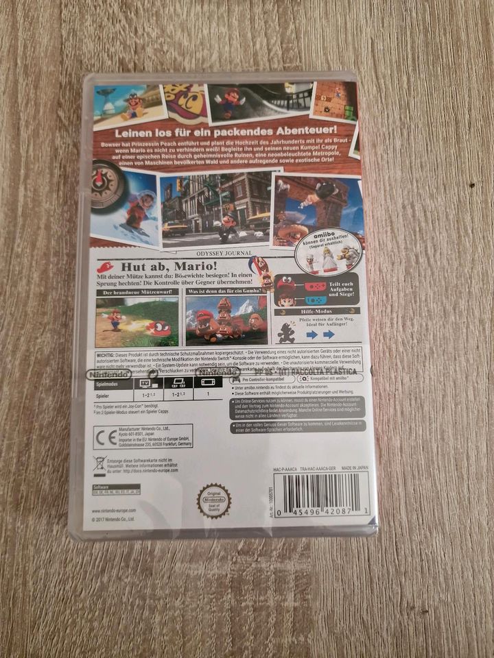 Super Mario Odyssee Nintendo Switch OVP in Mainburg