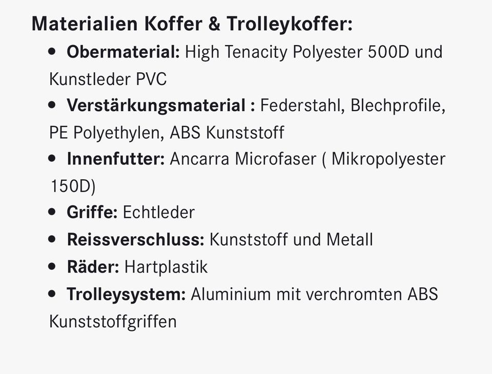 Kofferset Roadsterbag für den Mercedes SL R 230 in Hamburg