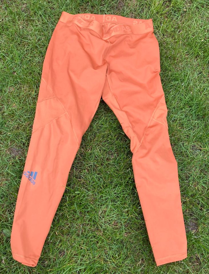 ADIDAS LEGGINS NEU XL 46/48 ORANGE/ROST in Hamburg