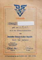 Schwimmabzeichen , DDR Dresden - Südvorstadt-Ost Vorschau