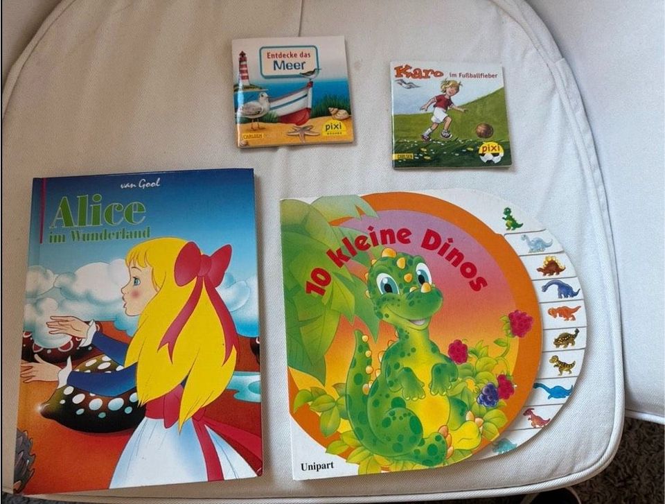 Pixi Bücher & Alice im Wunderland & Dino 4 Kinderbücher in Köln