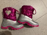 Gummistiefel Mädchen Größe 30 gefüttert pink Silber Sachsen - Zschorlau Vorschau