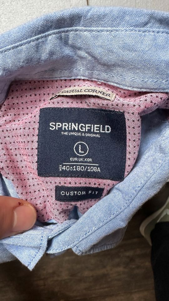 Springfield Hemd L Blau in Schwelm