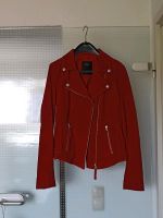 Lederjacke Bikerjacke Echtleder rot Gr 38 NEU Hessen - Cölbe Vorschau