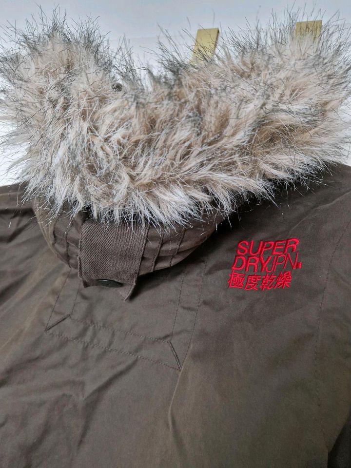 100 % Superdry Japan Parka Jacke Kapuze British Design NP 199€ in Rüsselsheim