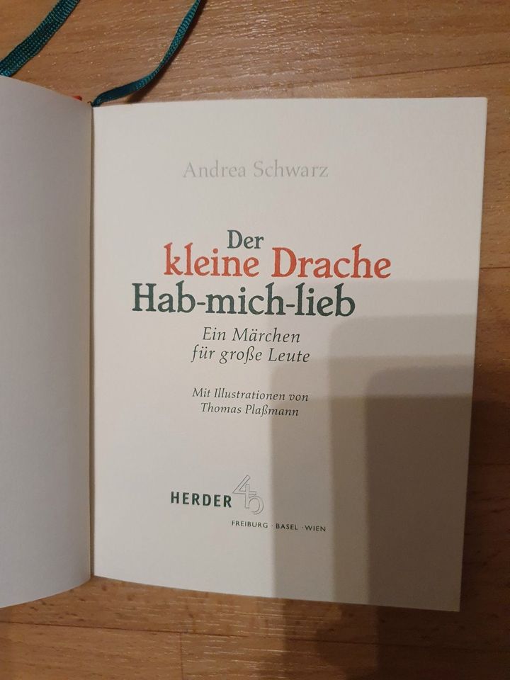 Buch Andrea Schwarz Der kleine Drache Hab-mich-lieb 2009 in Halle