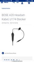 BOSE A20 Headset-Kabel, U174-Stecker, mit Bluetooth® Hamburg-Nord - Hamburg Eppendorf Vorschau