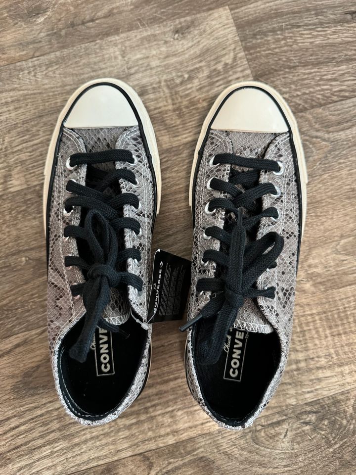 *Neu* Converse Chucks Echt Leder Schlangenmuster grau Gr.38 in Kaiserslautern