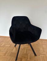 Bequemer Samt Stuhl für Esszimmer oder Büro Nordrhein-Westfalen - Meerbusch Vorschau