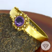 M*185425 WERT 4.800,- Amethyst Perlen Armreif 585 Gold 14 KT XXYY Essen - Altenessen Vorschau