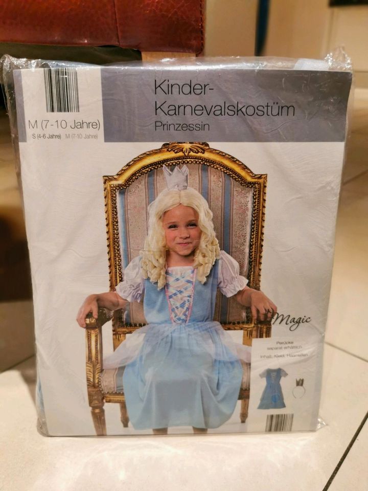 Kinder Kostüm Prinzessin Grösse M 7-10 Jahre in Moers