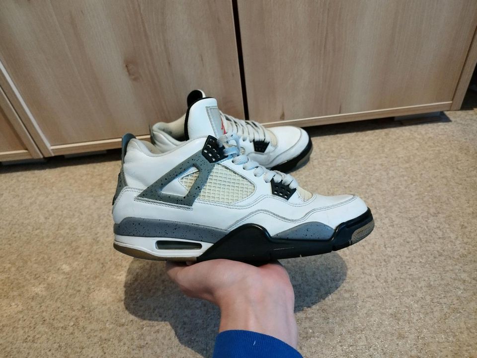 Nike Air Jordan 4 White Cement OG EU 44 US 10 dunk low 11 1 sb in Nürnberg (Mittelfr)