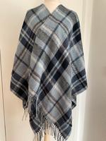 BASLER Cape Poncho Wolle kariert Fransen München - Trudering-Riem Vorschau