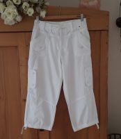 *Yessica* Leichte Sommer Cargo Hose, ¾-Länge, Gr. 36, weiss Bayern - Lam Vorschau