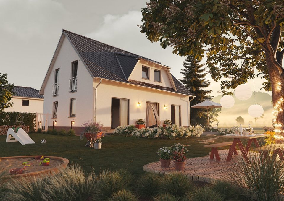 Familienhaus mit Freiraum - komfortabel und idyllisch im kommenden Baugebiet in Harsum OT Hönnersum! in Harsum