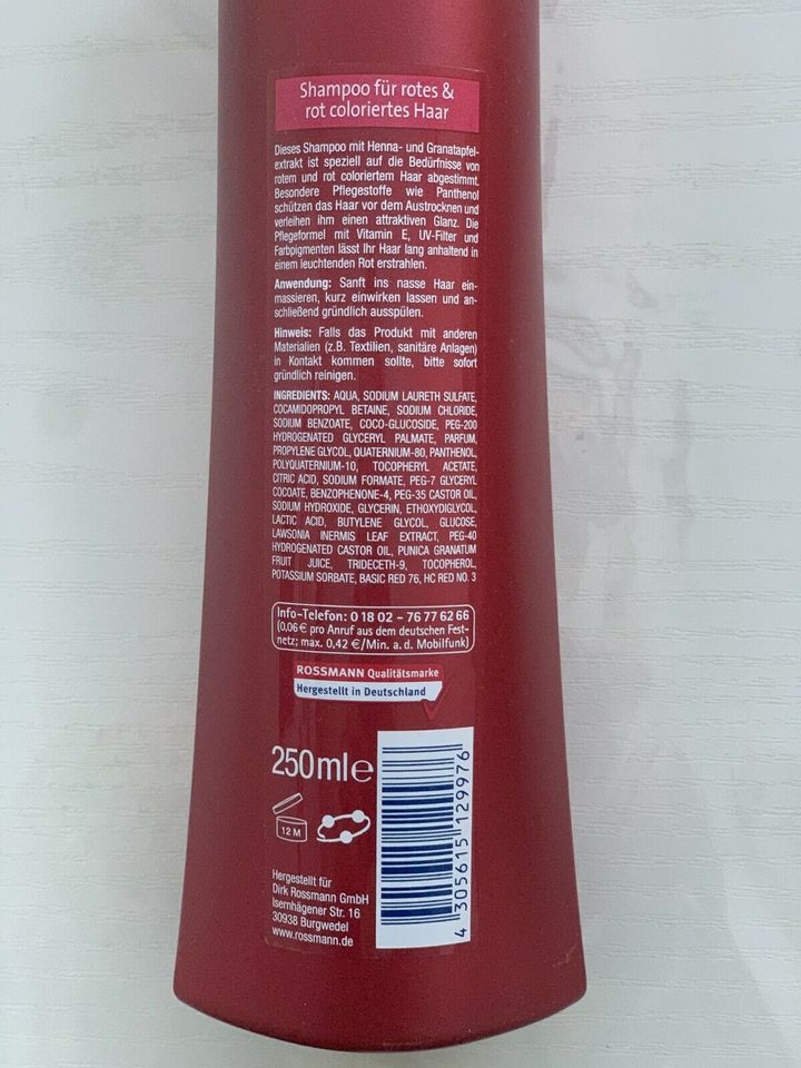 isana farbglanz haar shampoo rot in Friedrichshain-Kreuzberg - Kreuzberg |  eBay Kleinanzeigen ist jetzt Kleinanzeigen