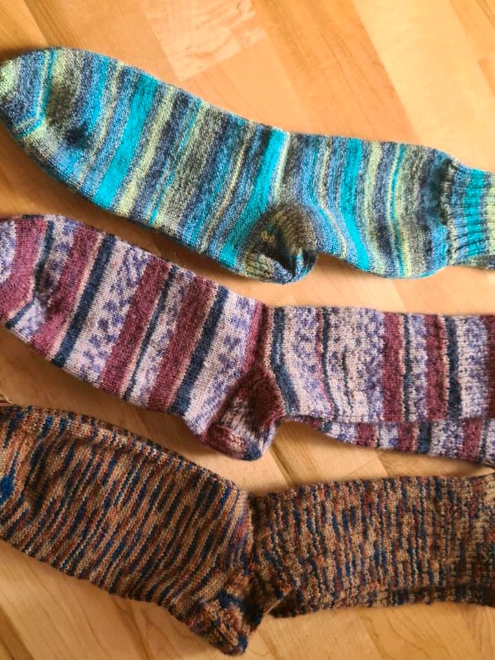 Wollsocken Handarbeit in Pfronten