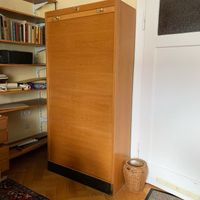 Rollschrank Büroschrank Rolladenschrank vintage Bücherregal Regal Nürnberg (Mittelfr) - Mitte Vorschau