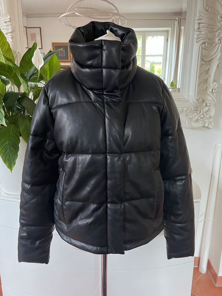 ❌ ABERCOMBIE & FITCH L Winterjacke schwarz ❤️wasserfest in München