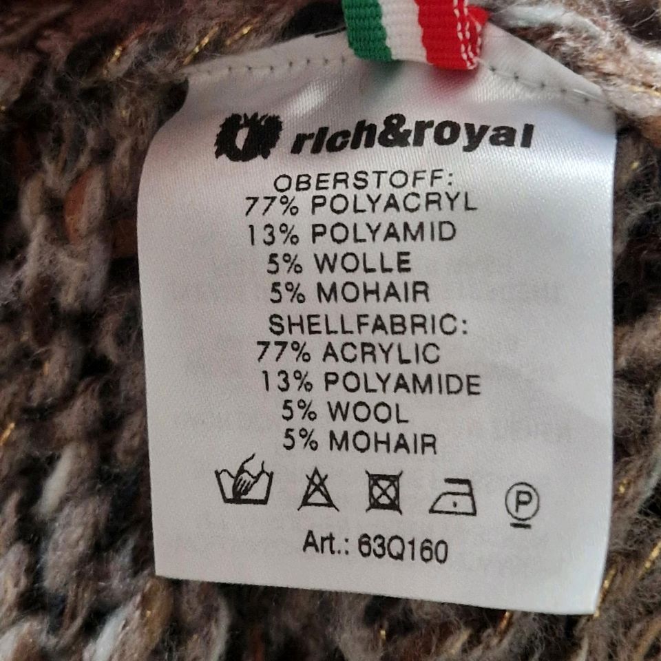 Rich & Royal Strickjacke, multi color, Glitzer Gr. L in Bad Griesbach im Rottal