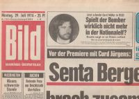 Bild-Zeitung  29.7.1974 - 50. Geburtstag - UNGERLESEN Nordrhein-Westfalen - Erftstadt Vorschau