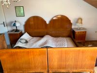 Schlafzimmer komplett: Bett, Schrank, Kommode Oma-Style Holz Baden-Württemberg - Eggenstein-Leopoldshafen Vorschau