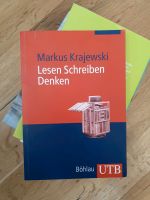 Markus Krajewski LESEN SCHREIBEN DENKEN Niedersachsen - Hildesheim Vorschau